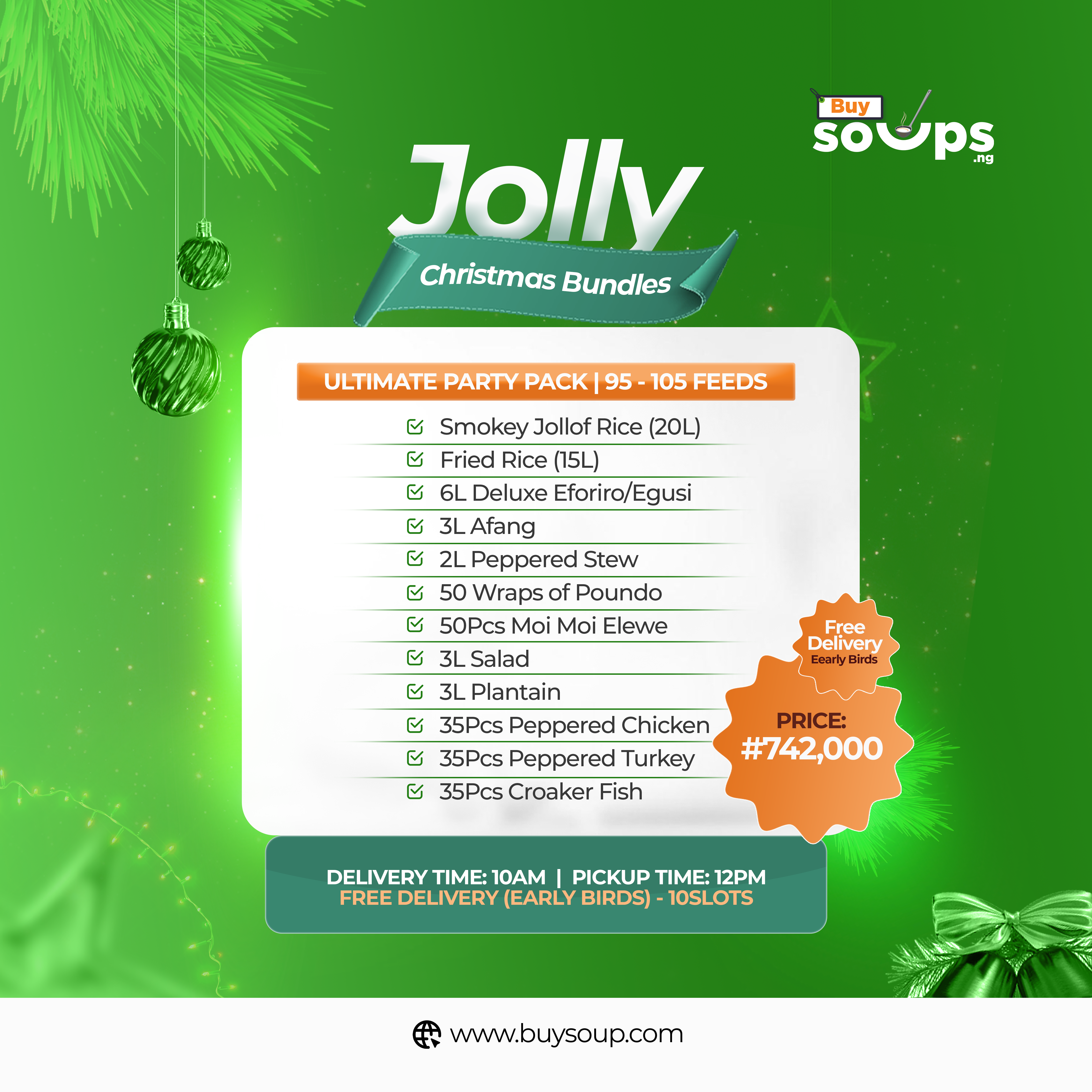 Christmas Bundle - Ultimate Party Pack | 95 - 105 Feeds